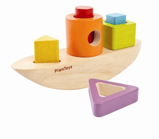 Plan Toys, sorter w kształcie łódki Plan Toys