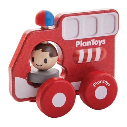 Plan Toys, Straż pożarna, pojazd drewniany Plan Toys