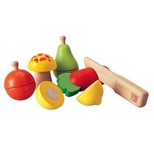 Plan Toys, warzywa i owoce do zabawy Plan Toys
