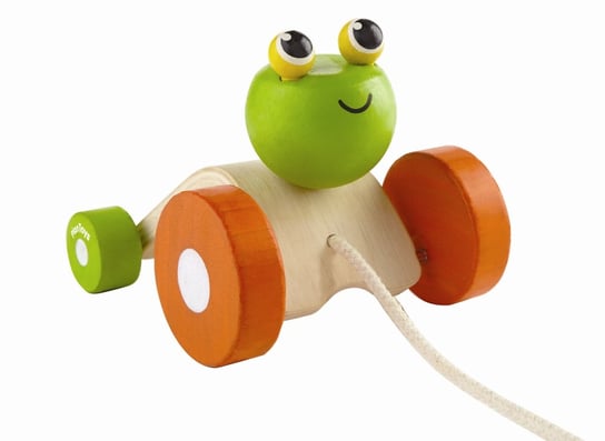 Plan Toys, zabawka do ciągnięcia Żabka Plan Toys