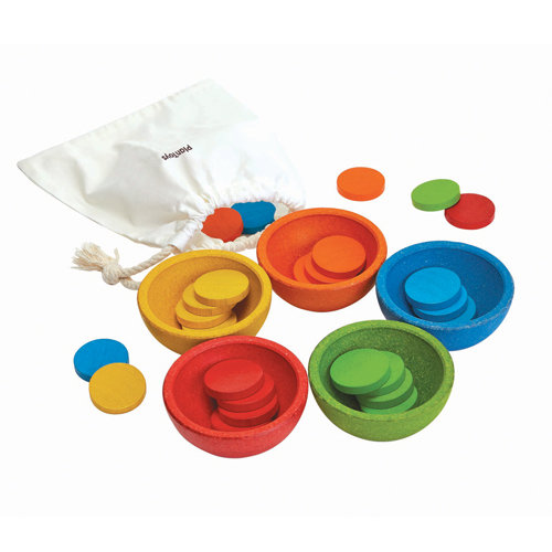 Plan Toys, zabawka edukacyjna Sortuj i licz kolorowe Plan Toys