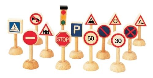 Plan Toys, Znaki drogowe i światła Plan Toys