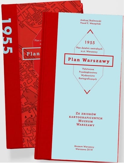 Plan Warszawy 1955 Opracowanie zbiorowe
