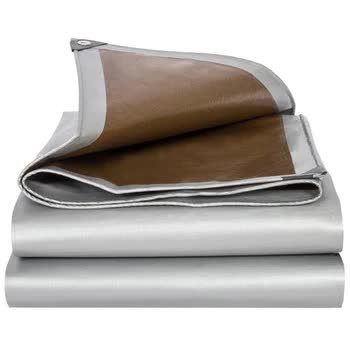 Plandeka 2x2m 210g Srebrna-Brązowa SmartPak