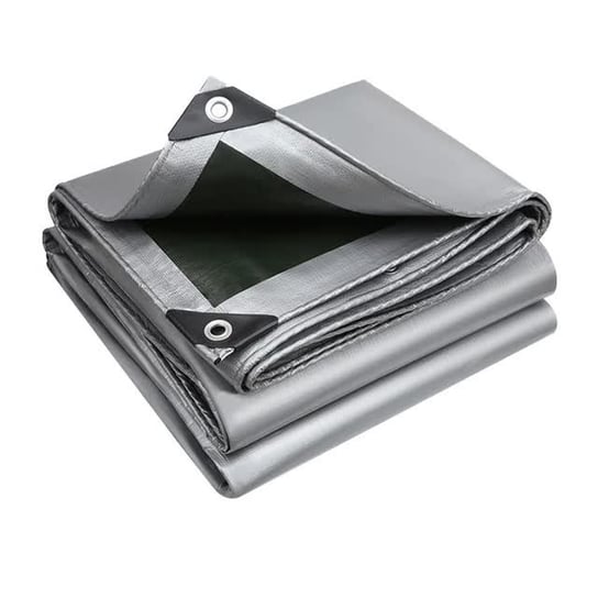 Plandeka 2x2m 260g Srebrna-Czarna SmartPak