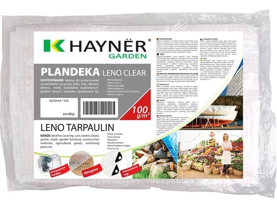 Plandeka 3x3 m przezroczysta zbrojona 100 g Khayner Inna marka