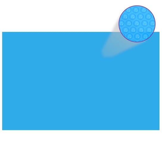 Plandeka basenowa PE 800x500 cm niebieska Zakito Europe