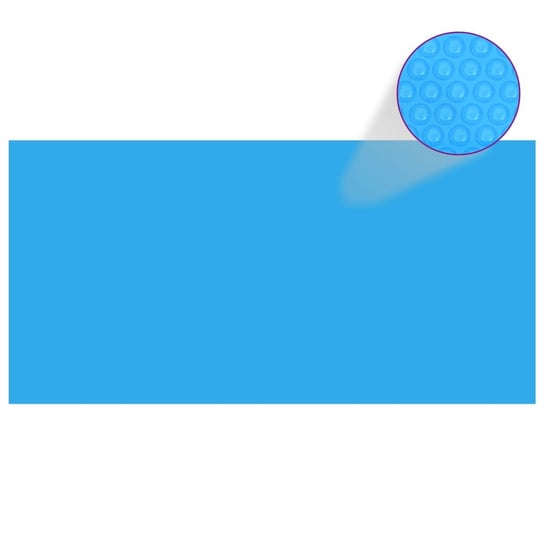 Plandeka termiczna basenowa - 1200x600cm, niebiesk / AAALOE Inna marka