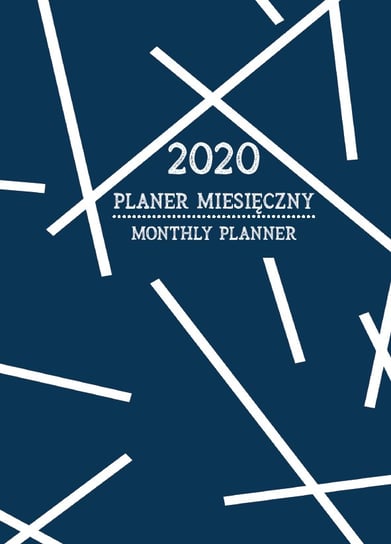 Planer miesięczny 2020, navy Eurograf