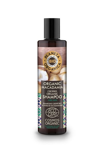 Planeta Organica, Macadamia, szampon do włosów matowych i suchych, 280 ml Planeta Organica