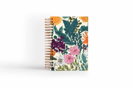 Planner dzienny na spirali 2025 – Ramo De Flores Make it Easy