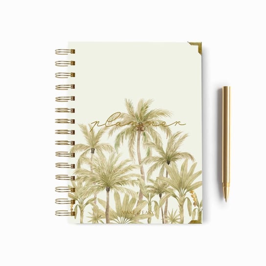 Planner niedatowany, tygodniowy, Make It Easy – Palm Forest Make it Easy
