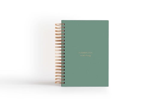 Planner Tygodniowy 2025 na spirali – Hierba Fresca Make it Easy