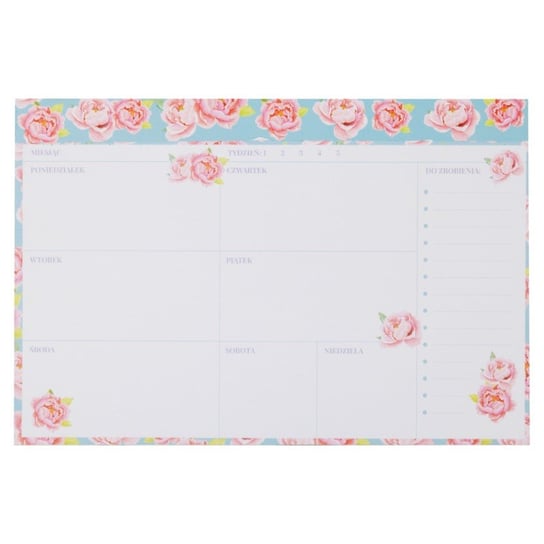 Planner Tygodniowy, Hello Spring, Kwiaty Empik
