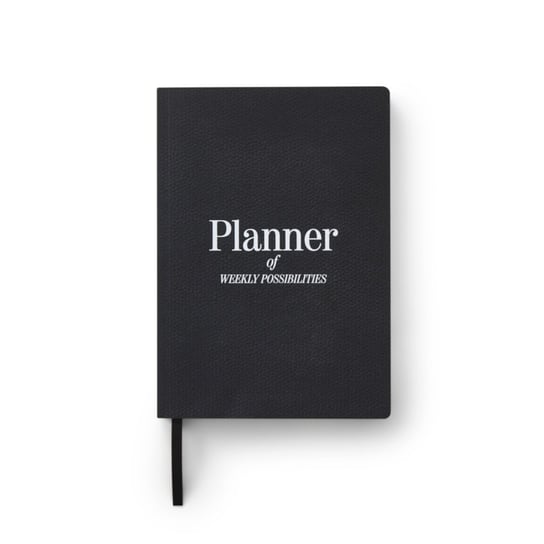 Planner 'Weekly Planner' Black | Printworks Printworks