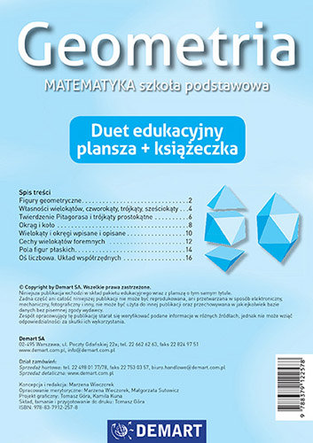 Plansza edukacyjna - Geometria + broszura Opracowanie zbiorowe