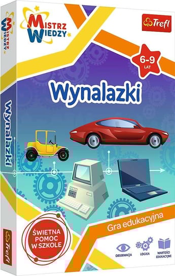 Planszowa gra edukacyjna Mistrz wiedzy Wynalazki Trefl