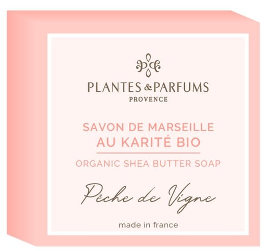 Plantes & Parfums- Savon De Marseille Au Karite Bio, Mydło marsylskie, 100g Maitre Savon De Marseille