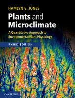 Plants and Microclimate Jones Hamlyn G.