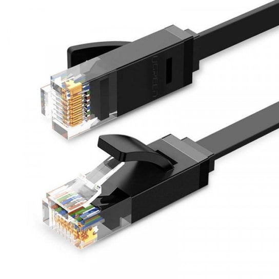 Płaski kabel sieciowy UGREEN Ethernet RJ45, Cat.6, UTP, 15m (czarny) uGreen