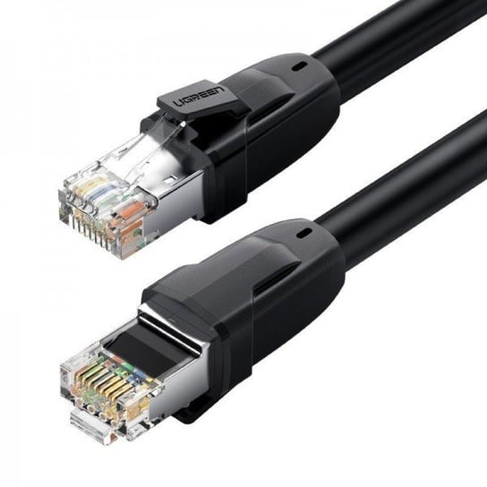 Płaski kabel sieciowy UGREEN Ethernet RJ45, Cat.8, S/FTP, 1m, czarny uGreen