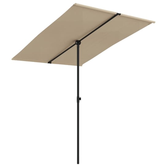 Płaski parasol ogrodowy, 200x150x(120-215) cm, tau Inna marka