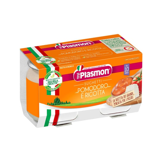 PLASMON OBIADEK SOS POMIDOROWY Z RICOTTĄ 2X80G Plasmon