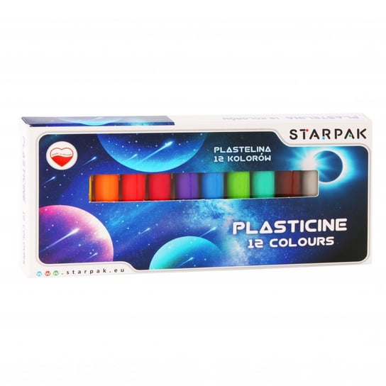 Plastelina 12 Kolorów Space Starpak 472911 Starpak