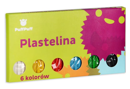 Plastelina, 6 kolorów Puff Puff