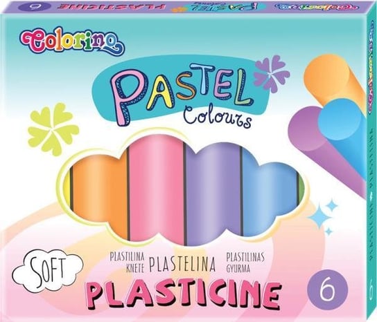 Plastelina, 6 kolorów Colorino
