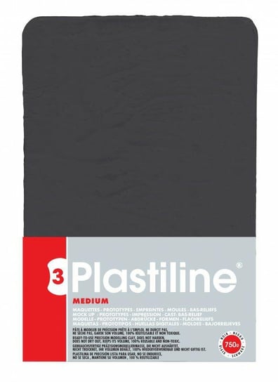 Plastelina Art. Plastiline Black 55 Medium 750g Inna marka