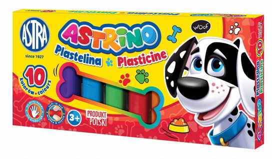 Plastelina Astrino 10 kolorów Astra