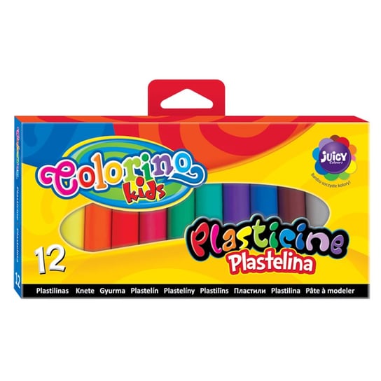 Plastelina Colorino kids, 12 kolorów okrągła Colorino