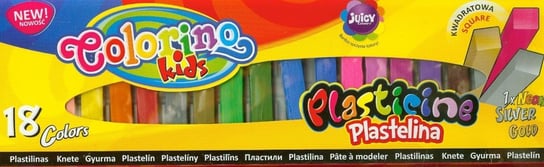 Plastelina Colorino kwadratowa, 18 kolorów Colorino