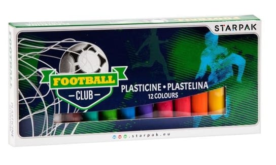 Plastelina, Football, 12 kolorów Starpak