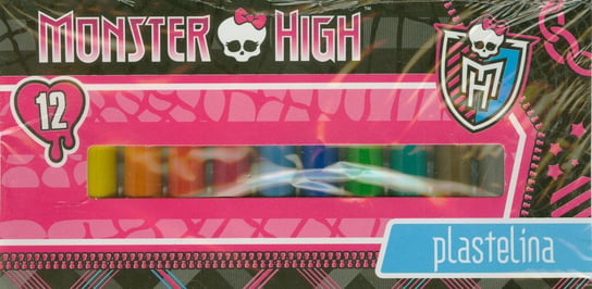 Plastelina, Monster High, 12 kolorów St.Majewski
