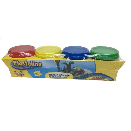 Plastelino, masa plastyczna, 4-pack Plastelino