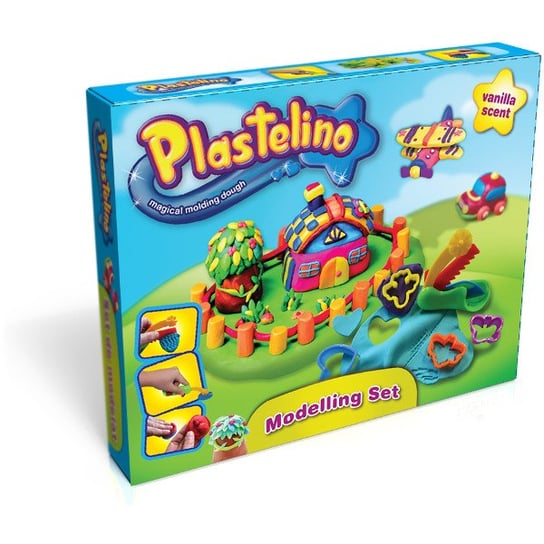 Plastelino, masy plastyczne, zestaw do modelowania Plastelino