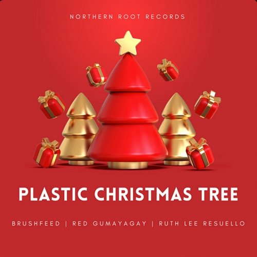 Plastic Christmas Tree Ruth Lee Resuello & Brushfeed, Red Gumayagay