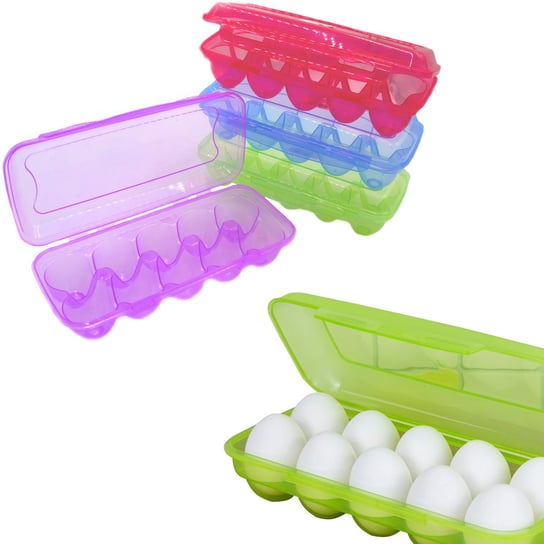 Plastikowe Pudełko Na Jajka Na 10Szt Zielone decortrend