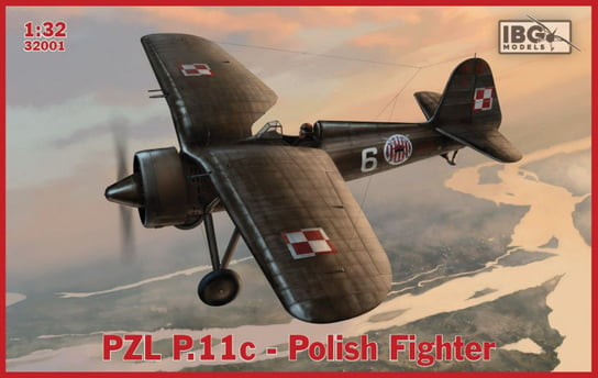 Plastikowy model do sklejania PZL P.11c Polish Fighter 1/32 (GXP-723079) IBG Models