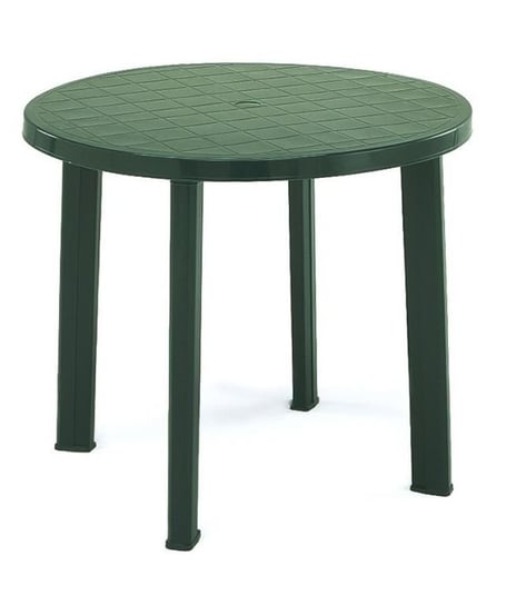 Plastikowy stolik TONDO - zielony Tradgard