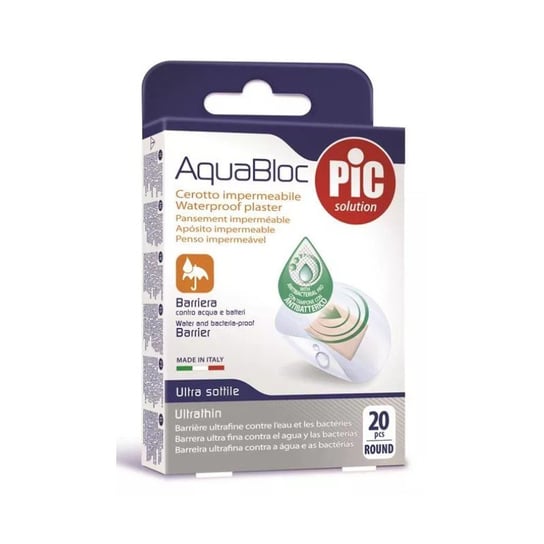 Plastry Aquabloc rounded Pic Solution, okrągłe 20 szt. 20 szt. Pic Solution
