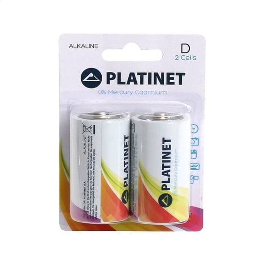 PLATINET BATTERY ALKALINE PRO LR20 BLISTER*2 [43733] PLATINET