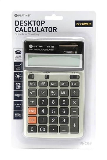 Platinet Calculator Pm358 12D Pocket [42040] PLATINET