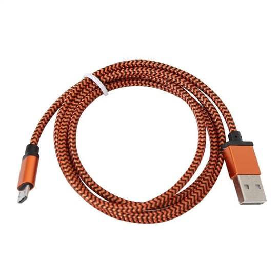 Platinet Hermes Micro Usb To Usb Fabric Braided Cable Kabel 1M Orange Te PLATINET