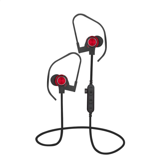 PLATINET IN-EAR BLUETOOTH V4.2 + microSD EARPHONES + MIC PM1062 RED [44475] Freestyle
