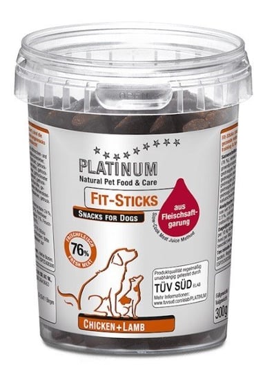 Platinum Fit Sticks Chicken+Lamb 300G Półwilgotne Przysmaki Inna marka