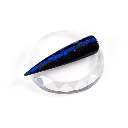 Platinum Flake Navy Blue Alu Płatki 0,3g kolor ciemny niebieski [CB05] - pyłek efekt do zdobień lakieru + PACYNKA AlleBeauty