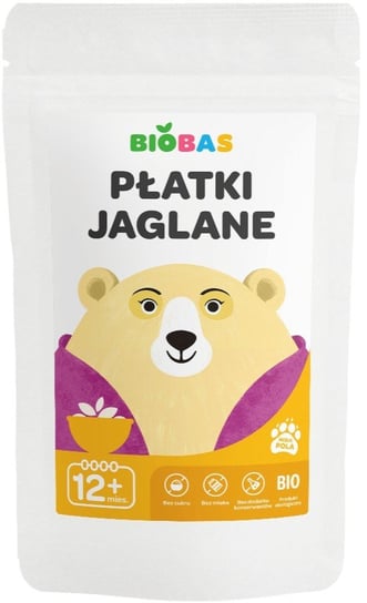 Płatki Jaglane Pełnoziarniste Dla Dzieci Biobas / 200 G Naturo